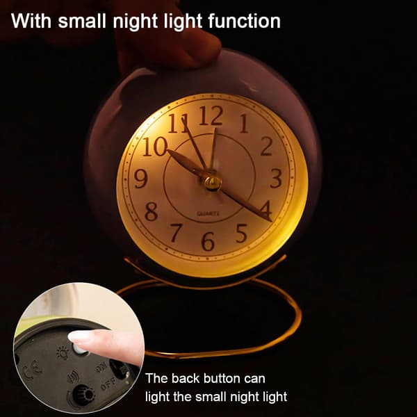 Simple Alarm Clock Decoration-Beige