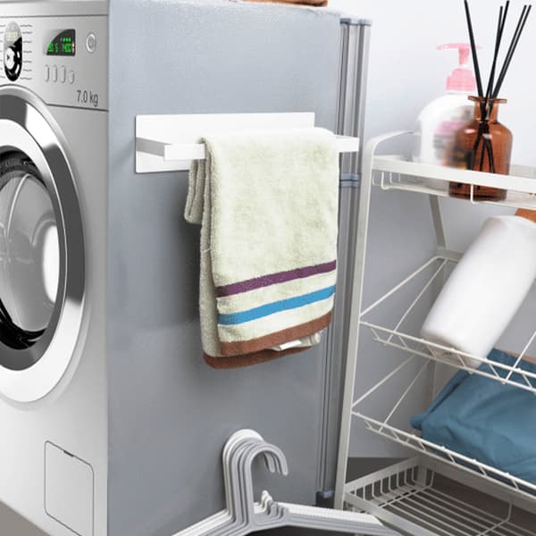 Magnetic Storage Rack for Washing Machine, No Punching