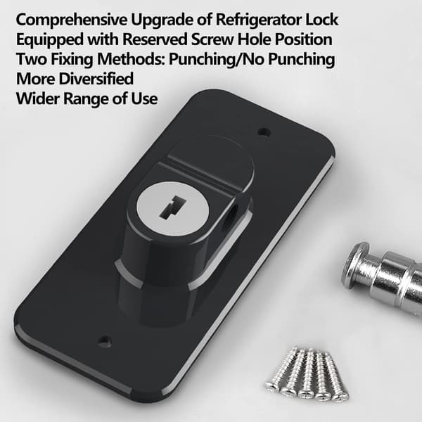 2-pack Refrigerator Lock - Combination Lock for Refrigerator, Child Safety Window Lock, Lock Refrigerator Door Cabinet Window