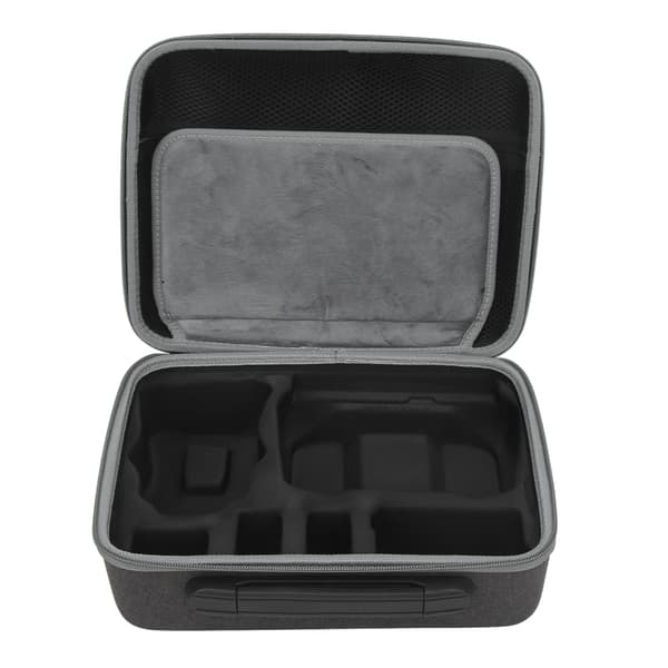 Fabric RC Drone Bag, Portable Hard Shell Storage Case with Adjustable Shoulder Strap for Mini 3 Pro