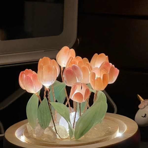 1-Pack DIY Tulip Night Light Material Package Valentine's Day Niche