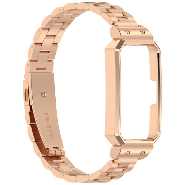 Rustfrit stålarmbånd til Huawei Band 10/9/8 PinkGold
