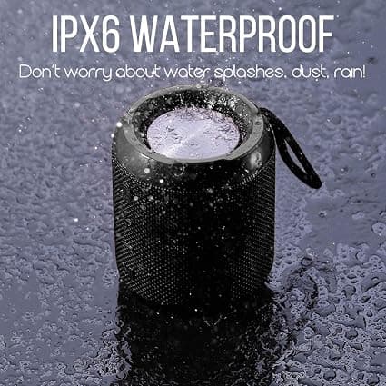 Portable Bluetooth Speaker, 20W Waterproof Bluetooth Speaker, Dual