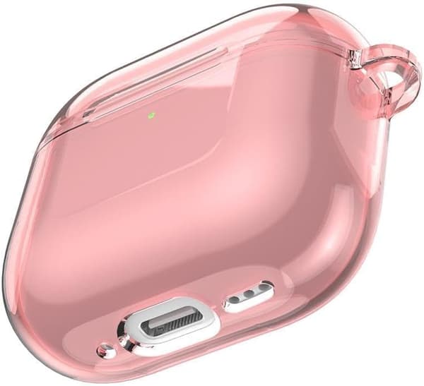 Suitable for Apple AirPods4 Headphone Case New Bluetooth Protective Case Simple. Pink