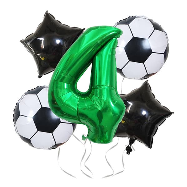 Fodbold Aluminiumfolieballon-Nummer 4