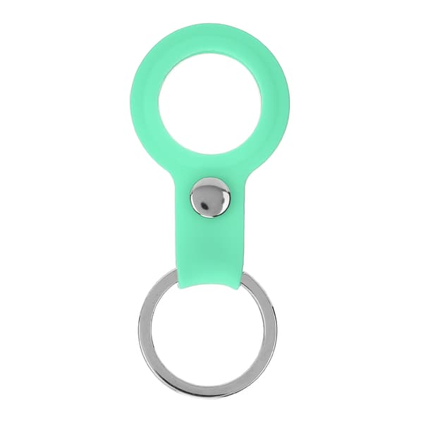 Anti-Lost Silicone Keychain Locator Sleeve Shell Protective Case for IOS (Green)