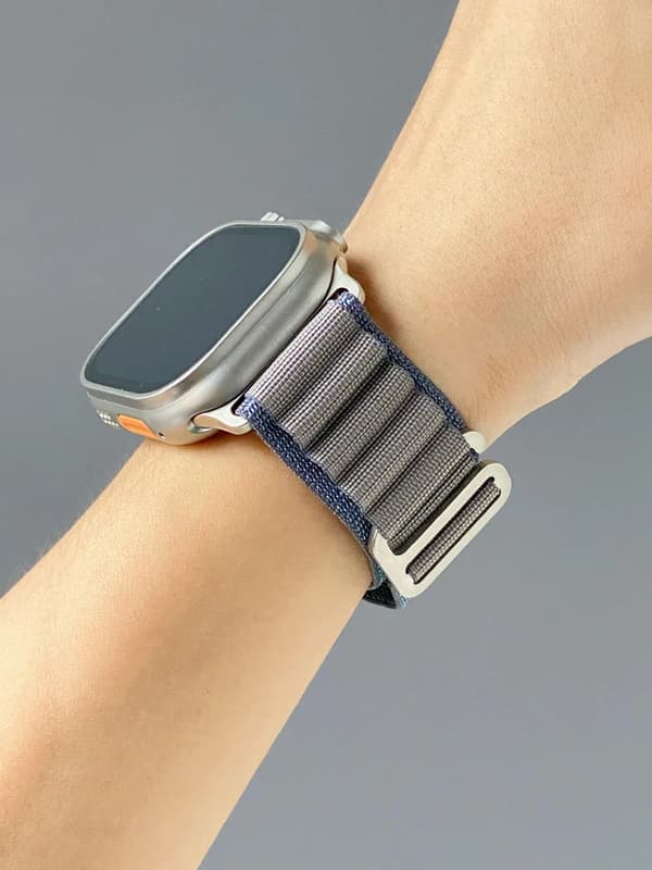 Lavendel Alpine Loop-rem til Apple Watch Ultra 2, Series 10, SE & mere Lavendel Lavendel