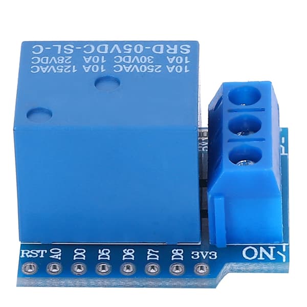 4 stk 5V Relémodul for D1 Mini Høynivå Trigger Elektroniske Komponenter