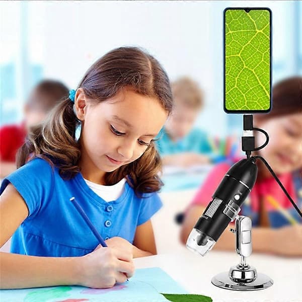 1600X Digital Microscope Camera 3-in-1 USB Portable Electronic Microscope for Soldering LED Magnifier for Ce