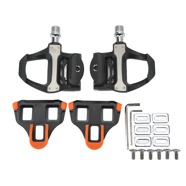 Ti Alloy Nylon Self-Locking Road Bike Pedals Bicycle Equipment Replacement
