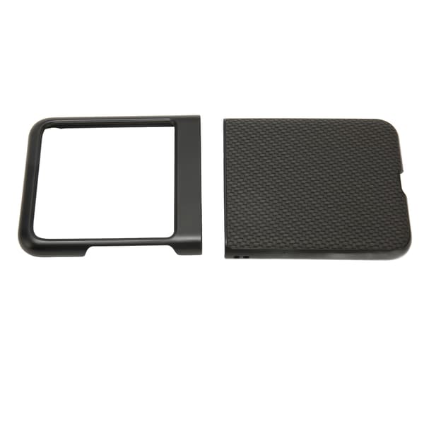 Foldable Phone Case Phone Case ABS Anti Scratch Minimalist Phone Accessory for Motorola Razr 40 Ultra Black Carbon Fiber Pattern