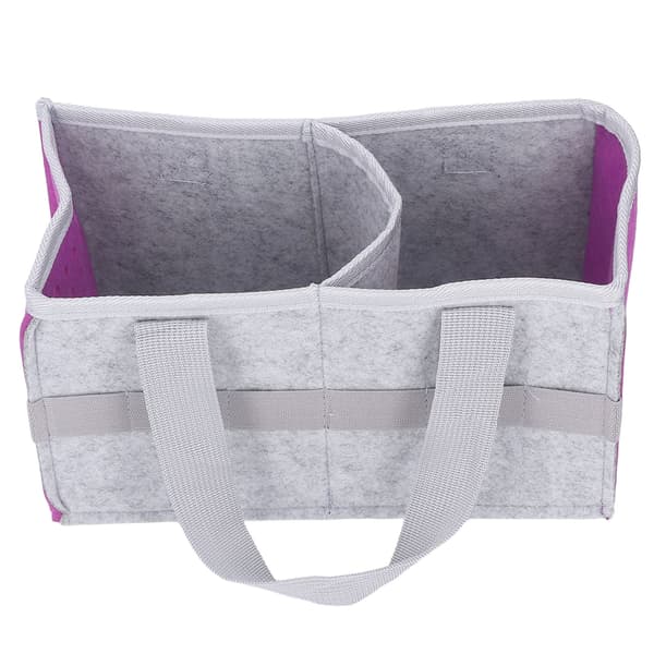 Portable Storage Bag Extra Space Felt Fabric Case for Toniebox Player Starter Set Purple