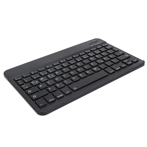 Bærbart ultratyndt 10-tommer trådløst Bluetooth-tastatur til tablet, telefon og computer