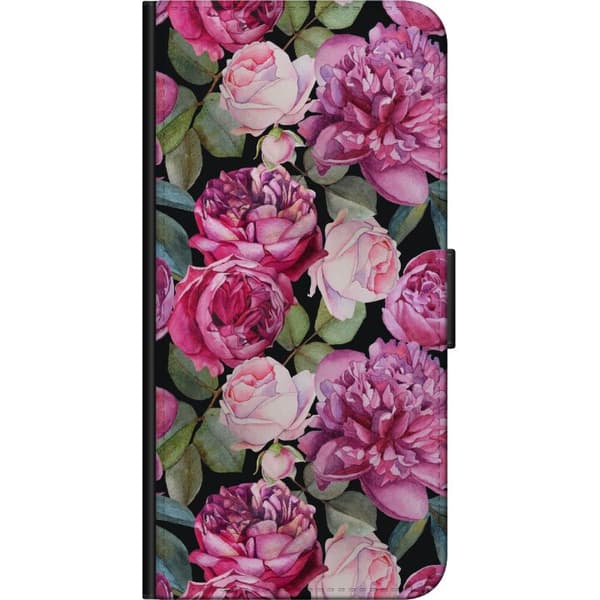 Compatible Wallet Case for Sony Xperia 10 Flowers