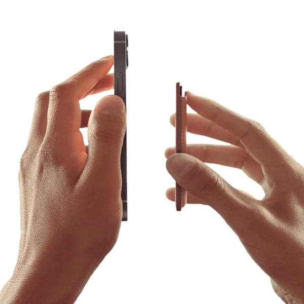 Svart Magsafe kortholder for iPhone svart
