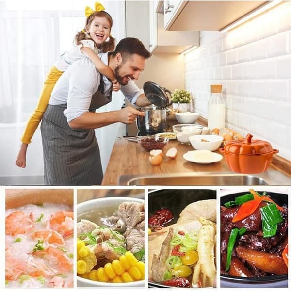 0.42 liter ceramic pot, suitable for slow cooking and braising, a kitchen utensil