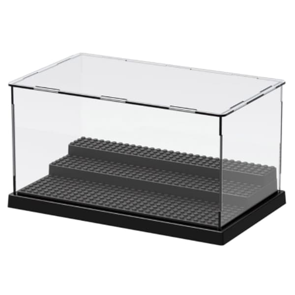 Acrylic Display Case with 3 Tiers, Dustproof Display Cabinet for Building Blocks