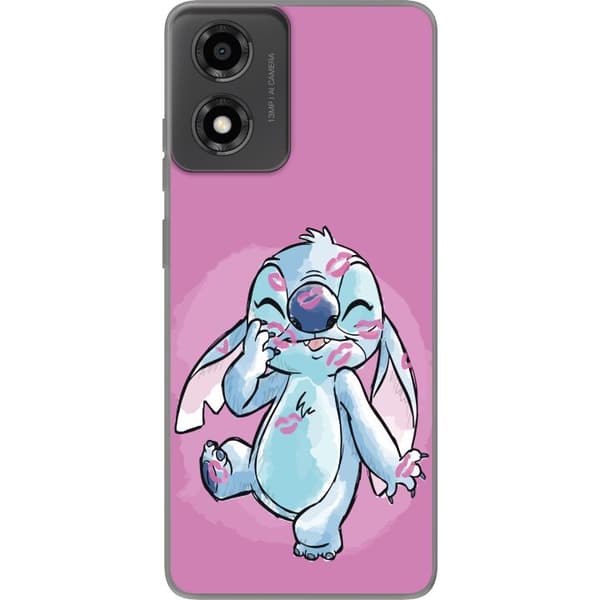 Compatible Mobile Case for Motorola Moto E14 Stitch Puss