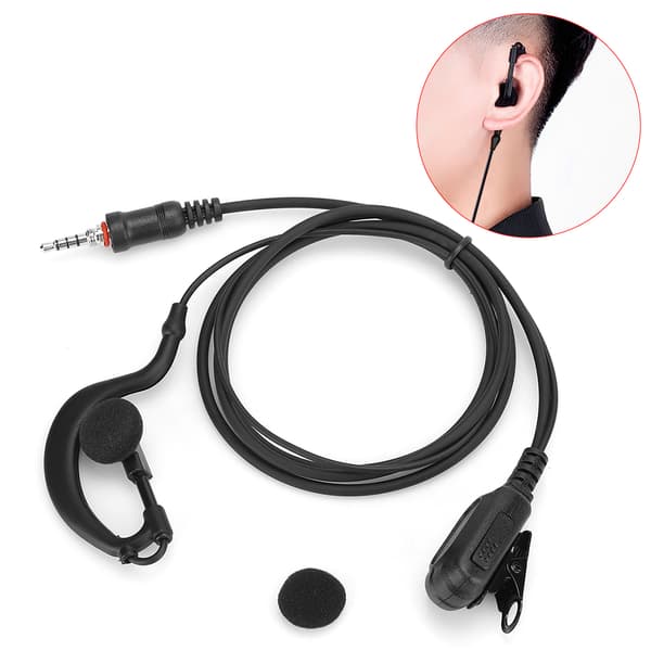 Waterproof Ear Hook Earphone for ICOM IC M33/M25/M34 Two-Way Radio
