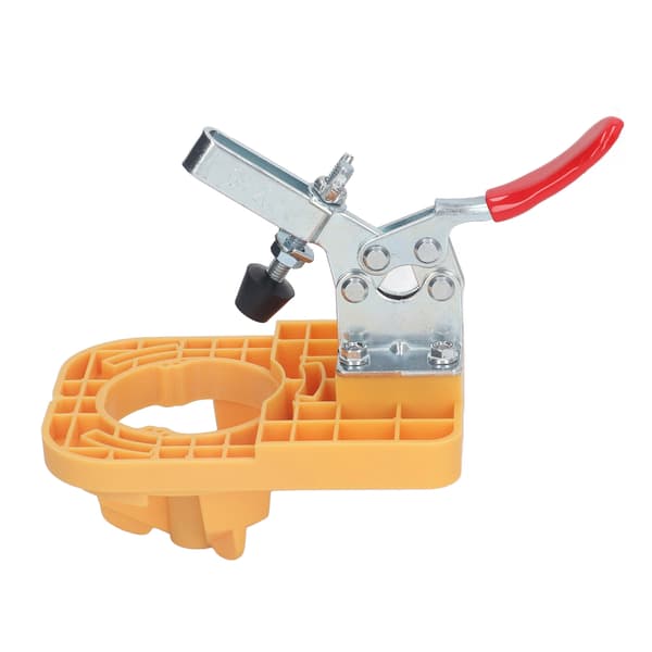 Cabinet Hinge Hole Drill Guide, Cutter Bit Set with Drill Locator Guide and Symmetrical Hole Compatibility, Precision Jig for 35mm