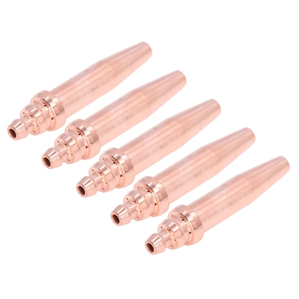 5 PCS Isobaric Cutting Tips Acetylene Torch Nozzle Replacement Gas Welding Consumables G02-0