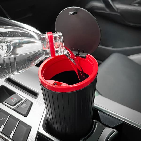 Universel bilspand Mini Auto Dust Organizer Bilinteriør Rød Red