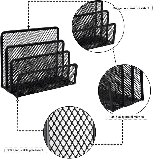 Metal Brevholder, Katalogopsamler med 3 Rum