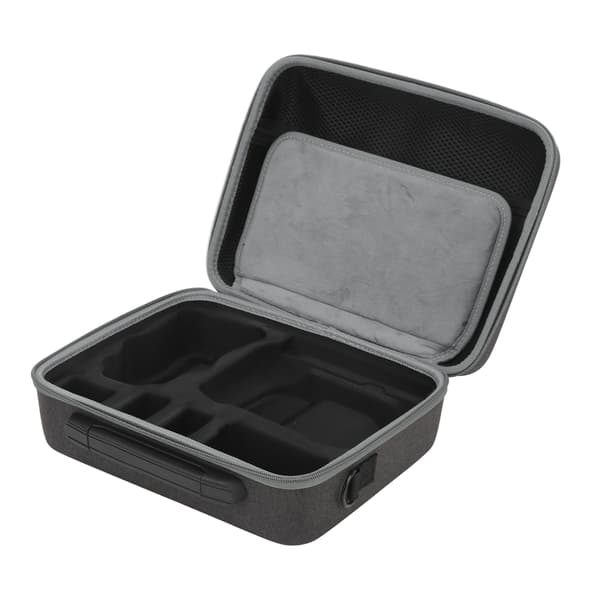 Fabric RC Drone Bag, Portable Hard Shell Storage Case with Adjustable Shoulder Strap for Mini 3 Pro
