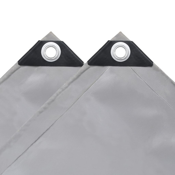 vidaXL Pressu 650 g/m² 3x5 m harmaa