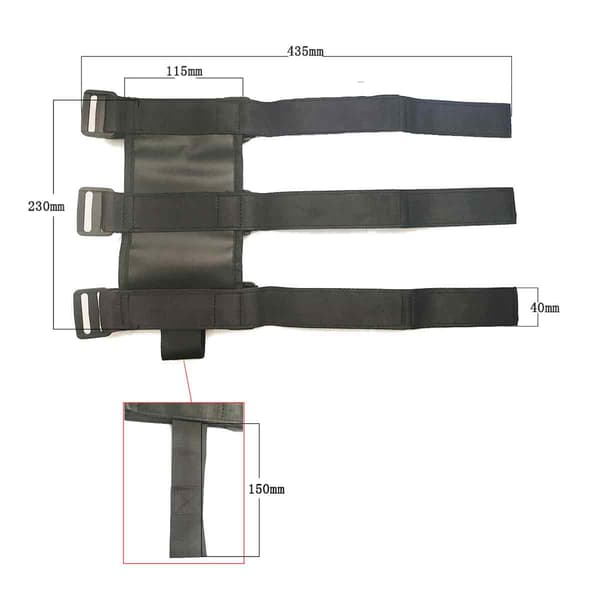 Adjustable Strap for Fire Protection Equipment, Fire Extinguisher Holder Secure Mounting for Car SUV Truck UTV, Easy Installation Durable Band for Home
