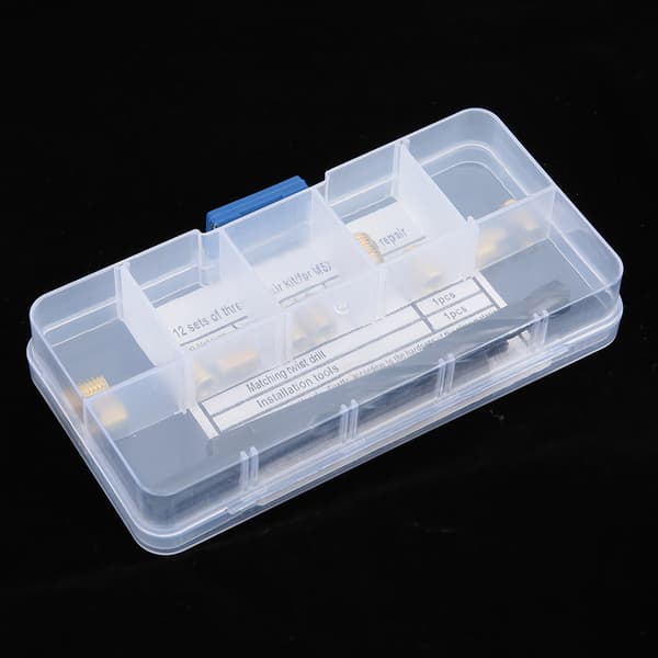 12 pcs M5 x 0.8 Thread Repair Kit Self-Tapping Thread Inserts Tool Set