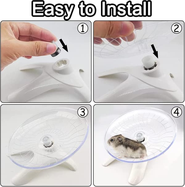Small Pet Toy Wheel - PVC, Reusable, Durable - for Pets