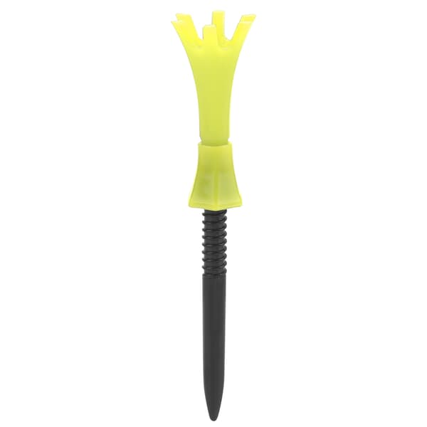 Justerbare golfpegger for utendørssport Gul ballholder