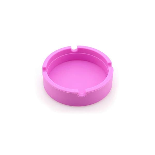 Silicone Ashtray, Temperature Resistant Portable Ashtray, Multifunctional Bottle Pad and Cup Mat for Home, Office, Car