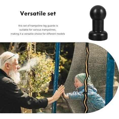 6 sorte sikre tilbehør til sfæriske trampolinfødder i plast til drenge og piger, udendørs brug