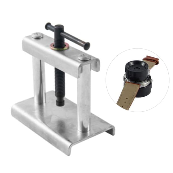 Watch Press Set Back Case Closer with 12 Dies Mechanical Watch Repair Battery Change Tool