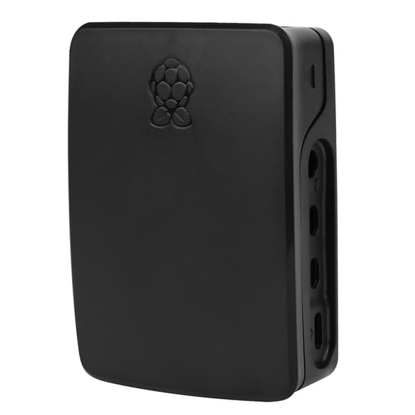 ABS Protective Case Snap Lock Precise Hole Corrosion Resistant for Raspberry Pi 4B Black