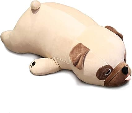 Bulldog - 50 cm - Myk og luftig valpepute - Gave til DXGHC