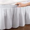 Bed Valance, 150 cm * 200 cm Solid Color Easy Fit Bed Skirt Hotel Elastic Band Without