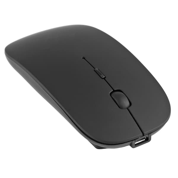 Wireless Mouse Bluetooth 5.0 Silent Rechargeable Stable Portable Wireless Computer Mouse Black