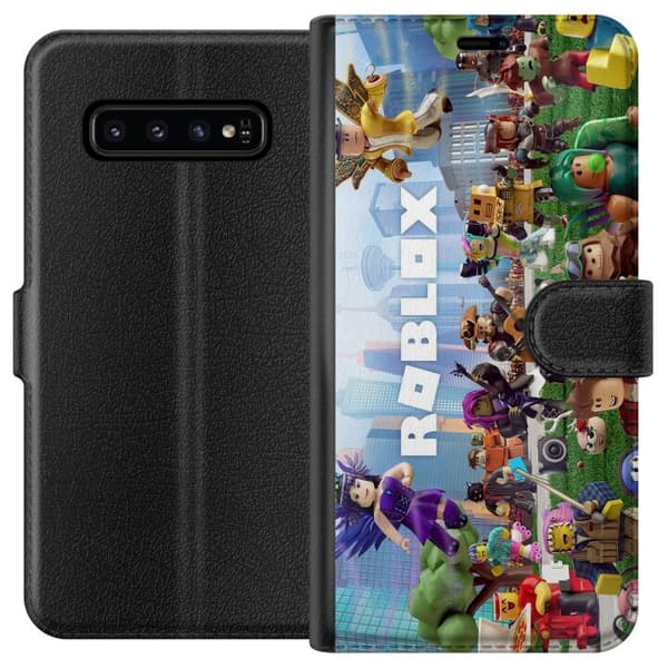 Kompatibelt lommebokdeksel til Samsung Galaxy S10 Roblox