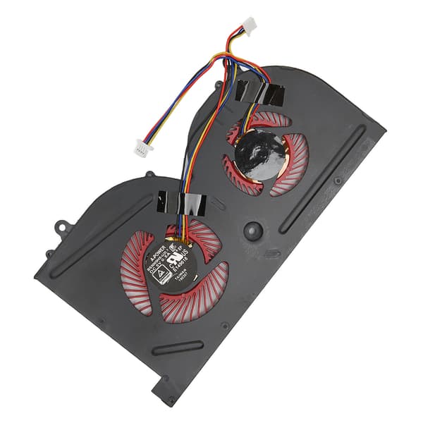 CPU GPU Køleventilator 4-benet Hurtig Varmeafledning Laptop Køleventilator til MSI GS63VR til GS63 til GS73 til GS73VR til MS 17B1 GPU