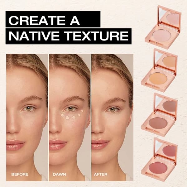 MAYCHEER Mat Concealer, Øjenconcealer, CC Cream Foundation Concealer, Lys Hudtone
