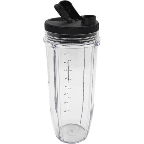 Replacement Parts for Flip-Lock, Accessories Compatible with Nutri Ninja Mugs - 2 pcs, Black