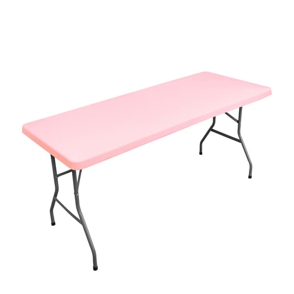 Foldable Picnic Tablecloth Washable Table Cover Premium Patio Tablecloth Rectangular Table Pink 183x76cm Pink