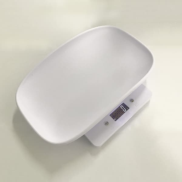 Mini Electronic Pet Scale - White, 10kg/1g, 295x206x58mm, 1 pc