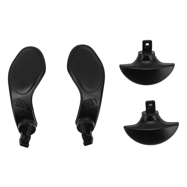 4 stk. Game Controller Bagpaddles Professionel Udskiftning Metal Bagknapper til PS5 Edge Controller Sort