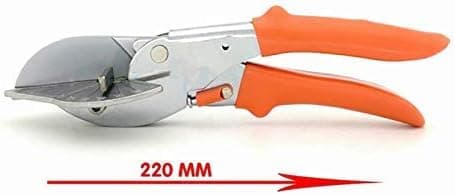 Precision Miter Shears for Angle Cutting, Adjustable from 45 to 135 Degrees, High-Precision Engraving Scale, Multifunctional Cable Cutter for Soft Materials