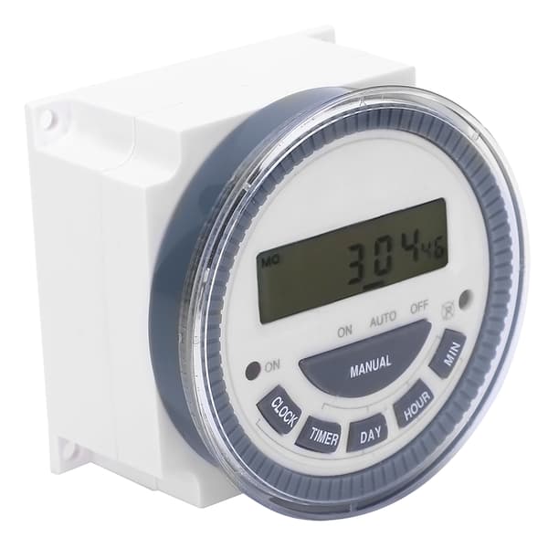 Timer Switch Elektronisk LCD Digital Display Tid Kontrol Afbryder TM619H‑2 DC12VAC