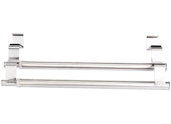 Versatile Over-the-Door Towel Bar for Kitchen and Bathroom, Extendable Towel Rack for Customized Storage, Polished Smooth Surface Adds an Elegant Touch
